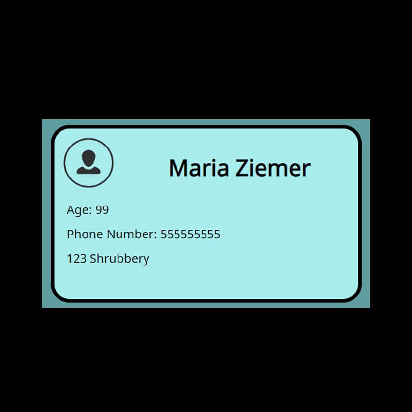 id card example