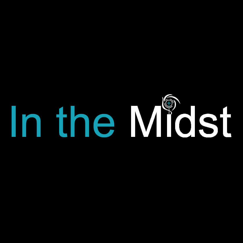 In the Midst text with logo image