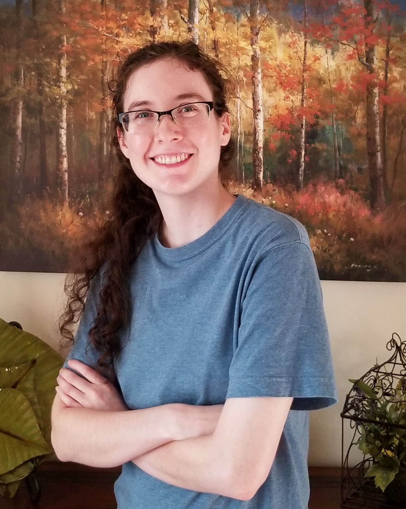 a picture of Maria Manzella standing and smiling